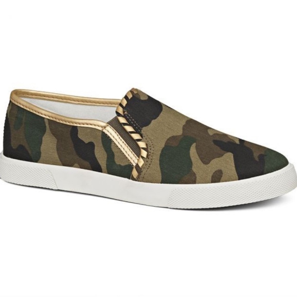 Camouflage Slip-On Sneakers